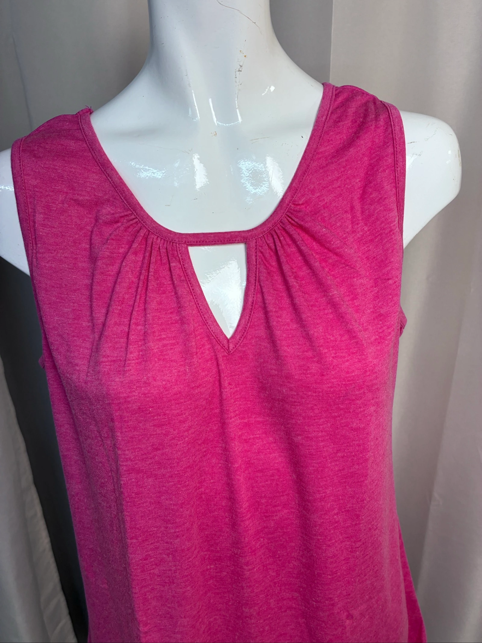 Roze Framboos / Fuchsia tanktop – Elegant & Comfortabel M – photo 2